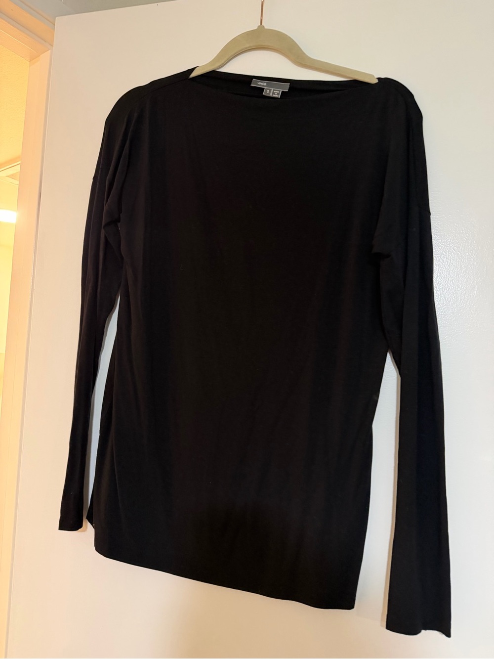 Vince High Neck Long Sleeve Shirt